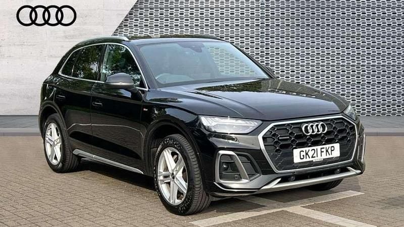 Black Used 2021 Audi Q5 S-Line SUV | £22,663 (Good price) - Image 1/4