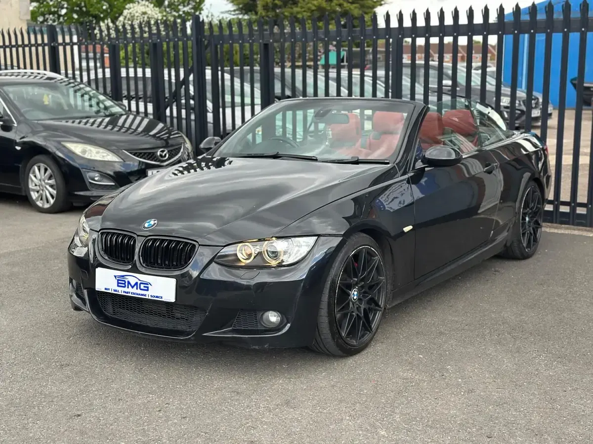 Used BMW 330 Cabriolet M Sport 2008 Black Cabriolet