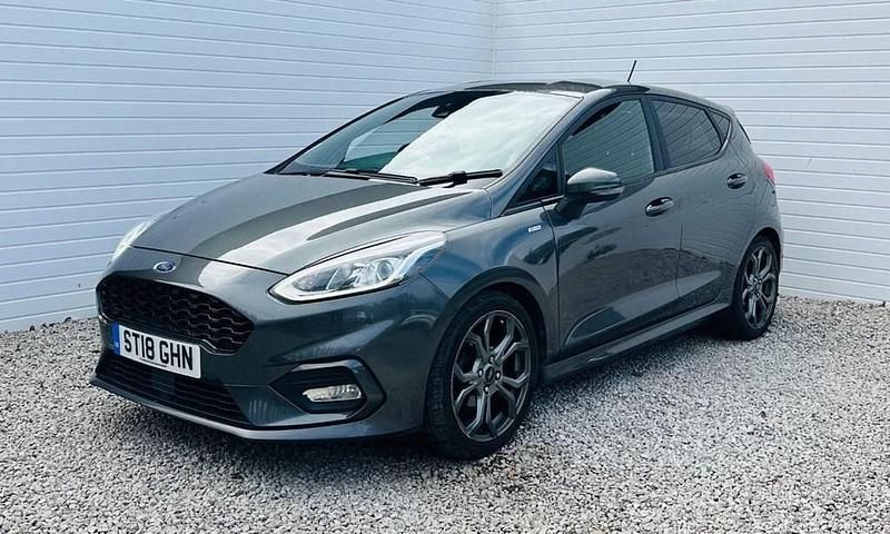 Used Ford Fiesta ST-Line 100 HP (73 kW) 2018 Grey Hatchback