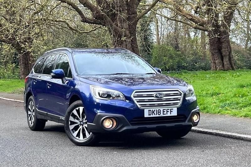 Used Subaru Outback Premium 175 HP (128 kW) 2018 Blue Estate