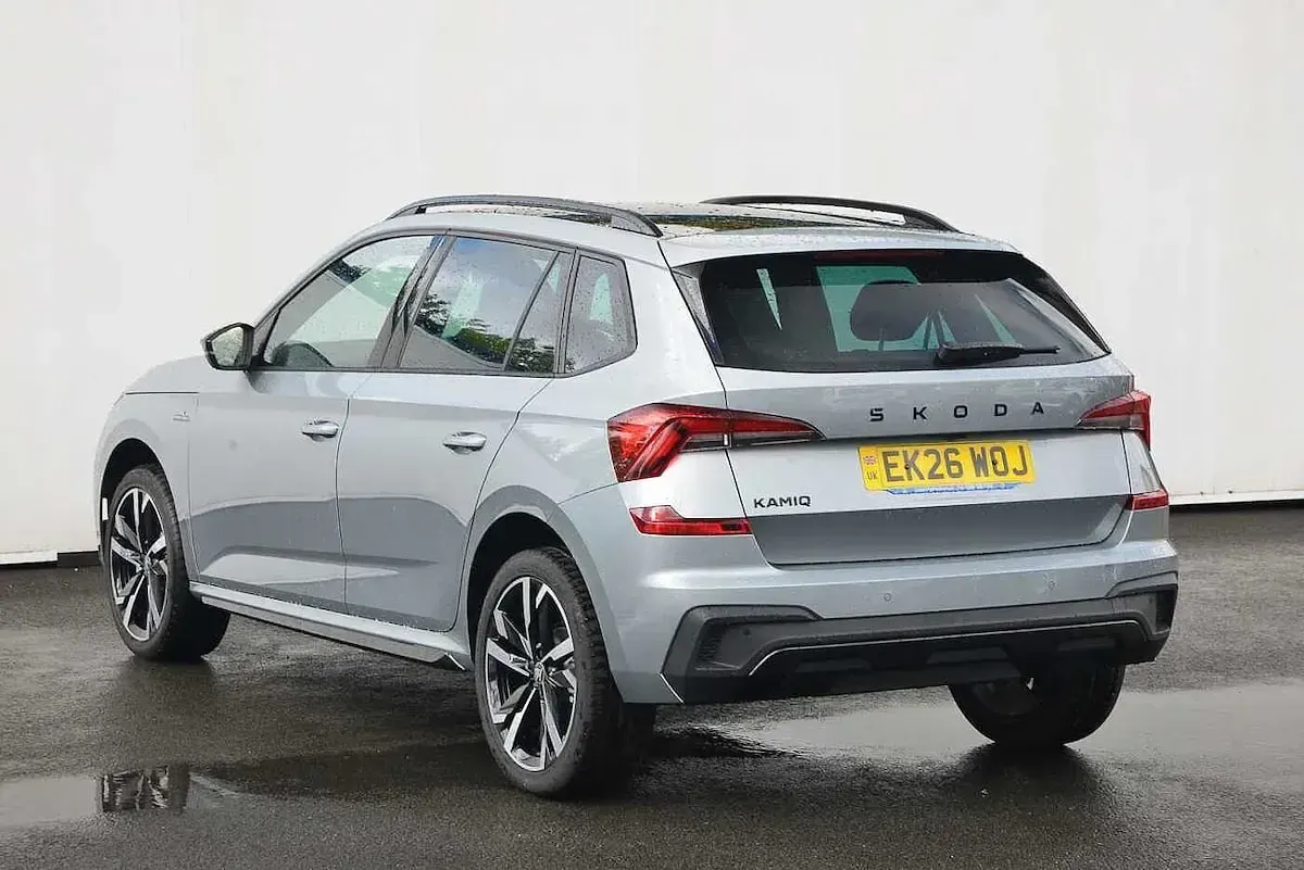 New Skoda Kamiq Monte Carlo 85 HP (62 kW) 2026 Smokey silver metallic SUV