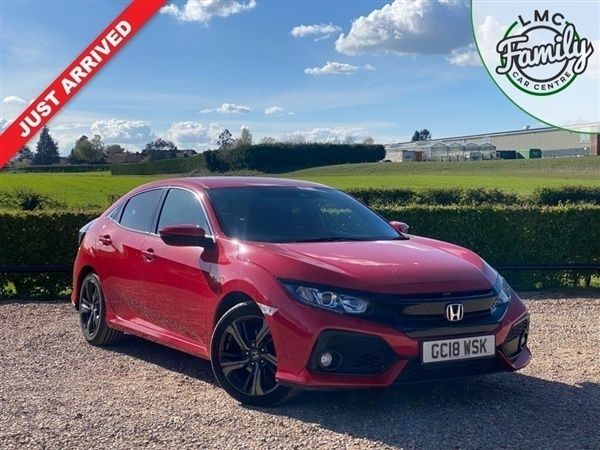 Red Used 2018 Honda Civic SR Hatchback | £12,282 (Fair price) - Image 1/1