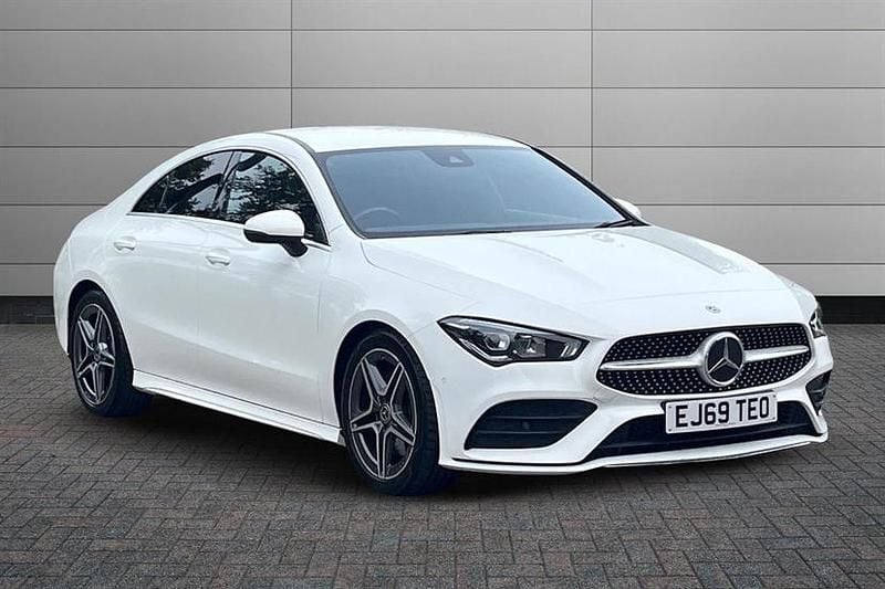 Polar white Used 2020 Mercedes CLA200 AMG line Sedan | £17,950 (Super price) - Image 1/4