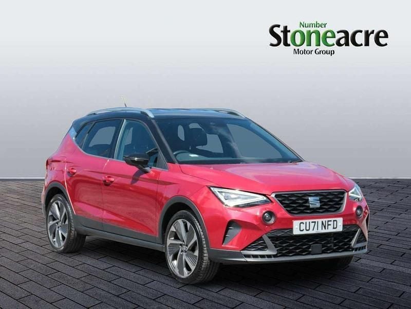 Red Used 2021 Seat Arona FR Sport SUV | £13,995 (Fair price) - Image 1/4