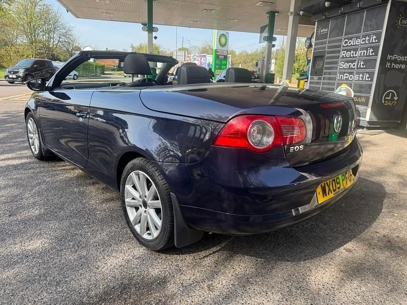 Used VW Eos SE 140 HP (102 kW) 2009 Blue Cabriolet