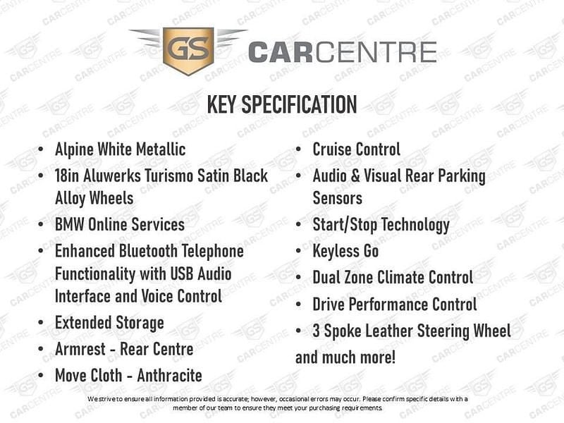 Used BMW 320 Efficient Dynamics 2012 White Sedan