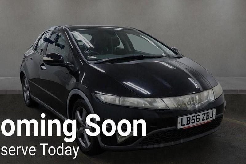 Black Used 2007 Honda Civic ES Hatchback | £1,495 (Fair price) - Image 1/1