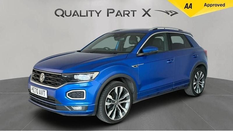 Used VW T-Roc R-line 190 HP (139 kW) 2020 Blue SUV