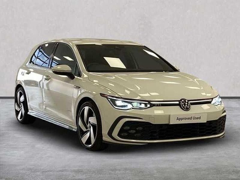 White Used 2021 VW Golf VIII GTI Hatchback | £23,982 (Fair price) - Image 1/4