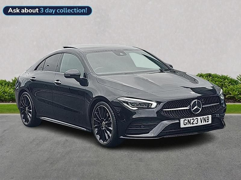 Black Used 2023 Mercedes CLA180 AMG Line Premium Plus Sedan | £30,489 (A bit pricey) - Image 1/4