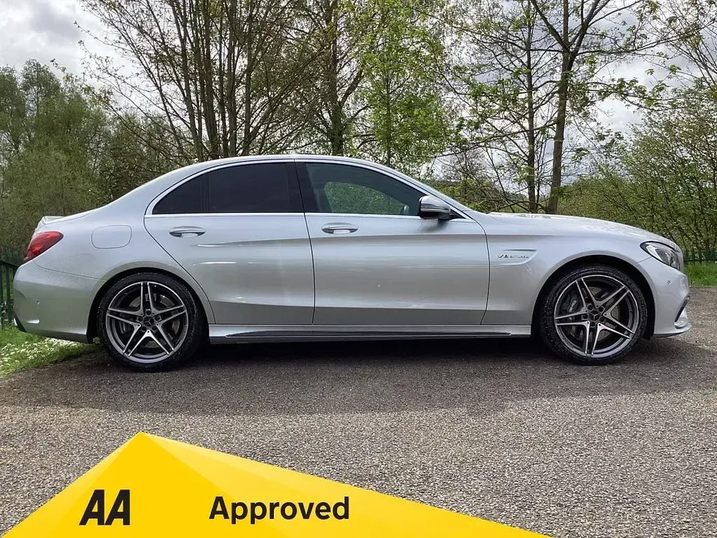 Used Mercedes C63 AMG AMG 469 HP (344 kW) 2016 Silver Sedan