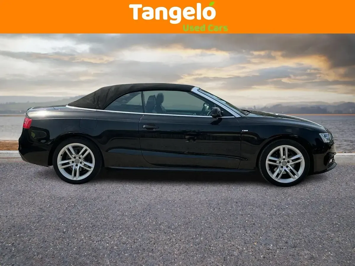 Used Audi A5 Cabriolet S-Line 170 HP (125 kW) 2015 Black Cabriolet