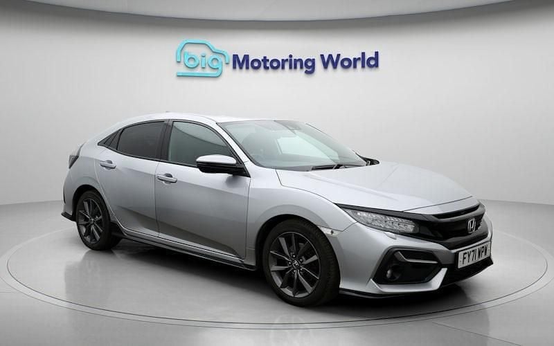 Used Honda Civic Sport 182 HP (133 kW) 2021 Silver Hatchback