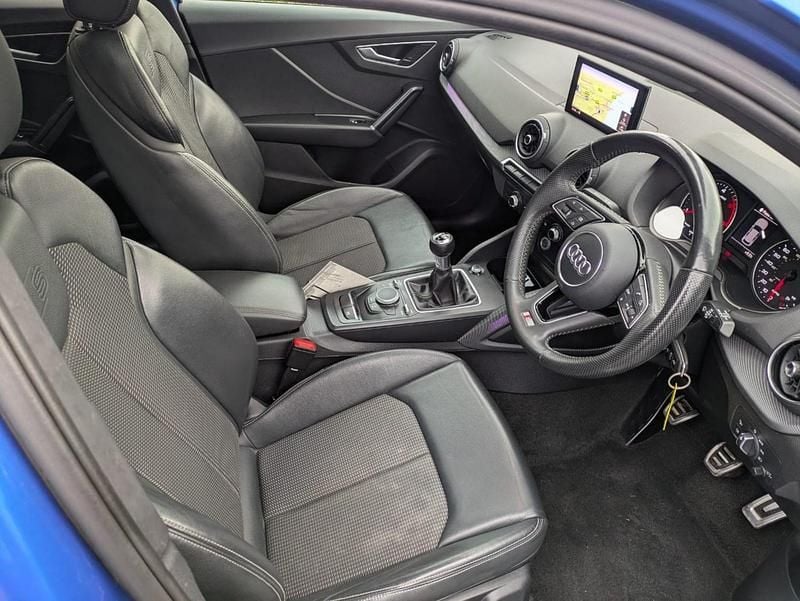 Used Audi Q2 S-Line 115 HP (84 kW) 2017 Blue SUV