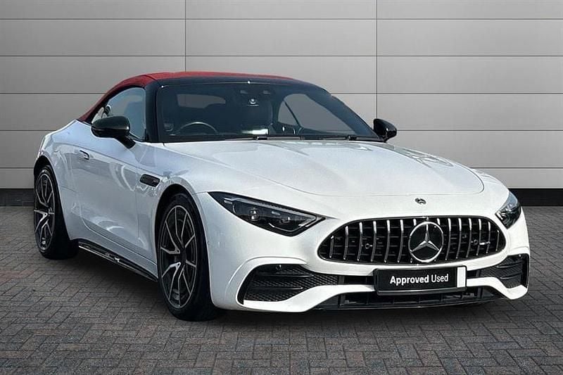 Used Mercedes SL43 AMG Premium 381 HP (280 kW) 2023 White Cabriolet