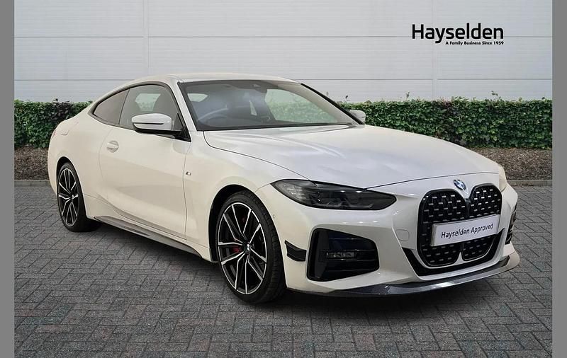 White Used 2023 BMW 420 M Sport Coupe | £28,999 (Super price) - Image 1/4