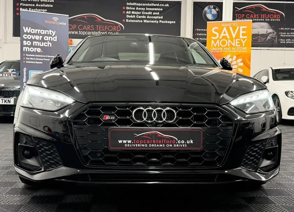 Used Audi S5 Comfort 350 HP (257 kW) 2021 Black Coupe