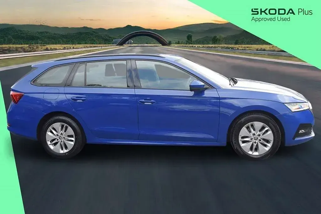 Gebraucht Skoda Octavia SE 110 PS (80 kW) 2023 Blau Kombi