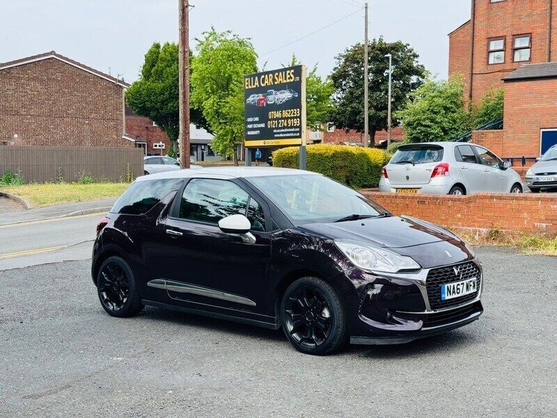 Purple Used 2017 DS Automobiles DS3 Elegance Hatchback | £5,999 - Image 1/4