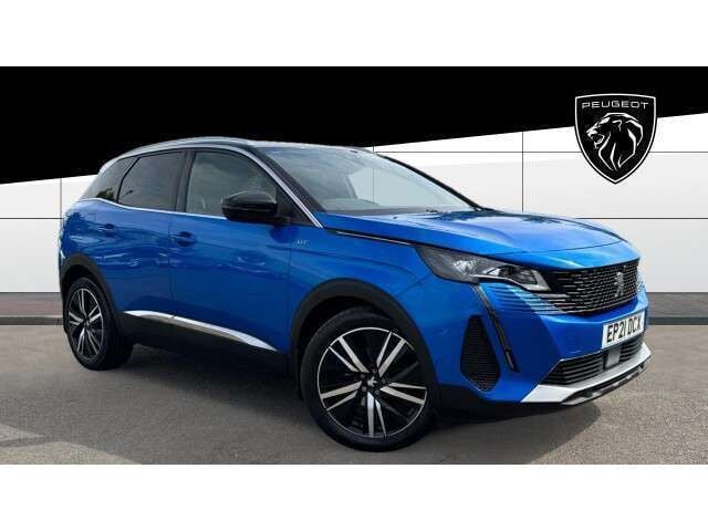 Blue Used 2021 Peugeot 3008 Premium SUV | £16,671 (Fair price) - Image 1/4