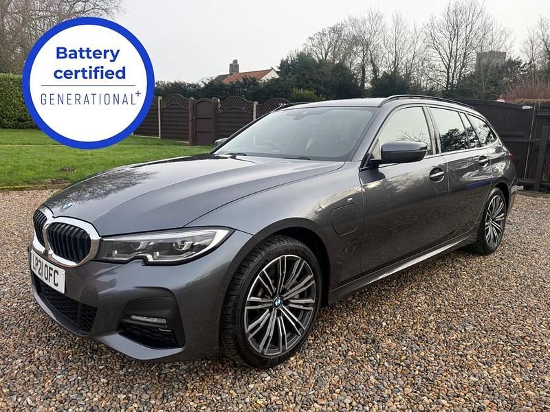 Grey Used 2021 BMW 330e M Sport Estate | £11,495 (Good price) - Image 1/4