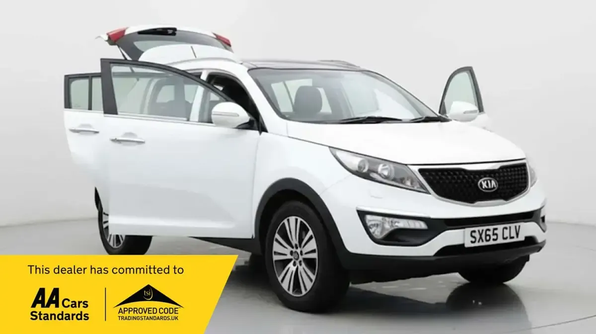 Used Kia Sportage 116 HP (85 kW) 2015 White SUV