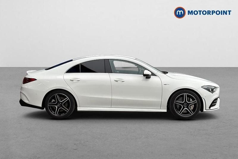 Used Mercedes CLA35 AMG AMG 306 HP (225 kW) 2022 White Coupe