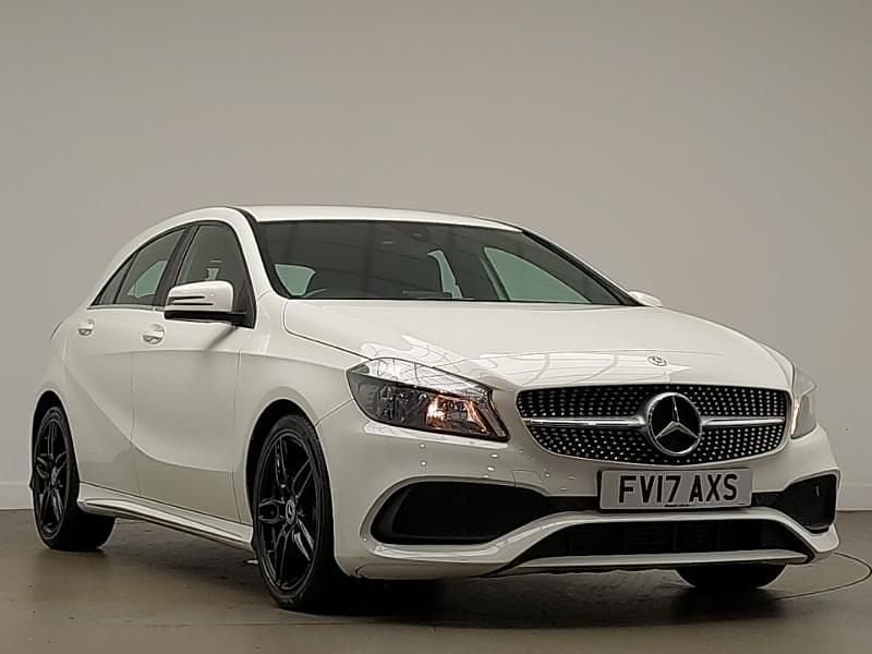 White Used 2017 Mercedes A160 AMG line Hatchback | £12,998 (Fair price) - Image 1/4