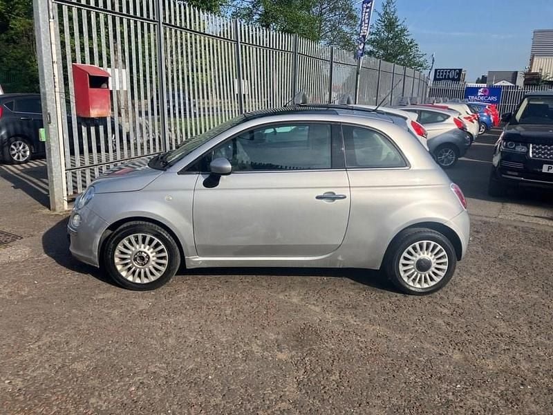 Silver Used 2010 Fiat 500 Lounge Hatchback | £1,995 (Fair price) - Image 1/4