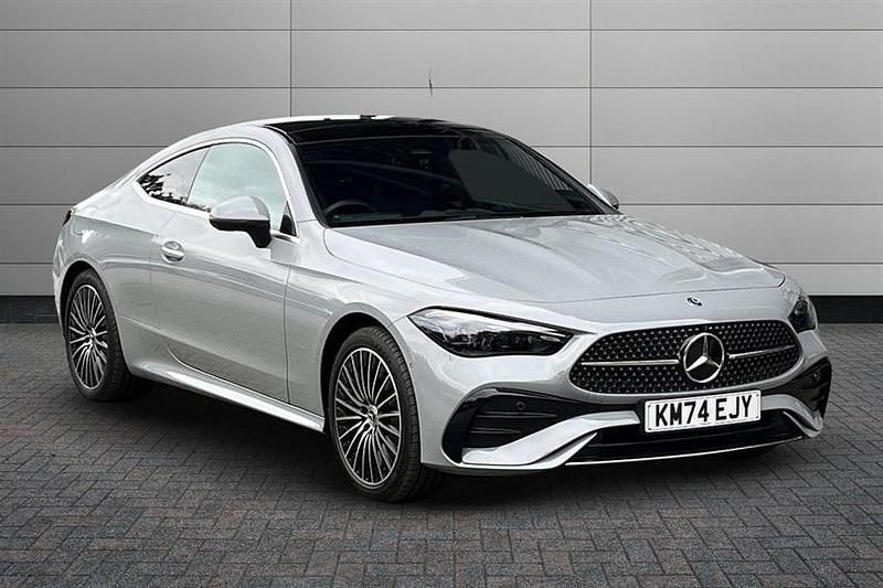 Alpine grey Used 2024 Mercedes CLE300 AMG Line Premium Coupe | £46,990 (Super price) - Image 1/4