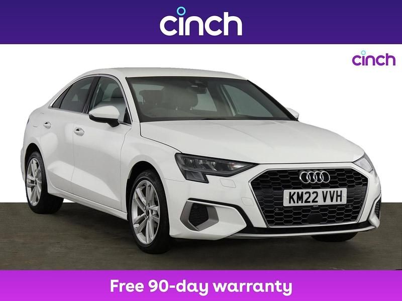 White Used 2022 Audi A3 Sport Sedan | £17,489 (Good price) - Image 1/3