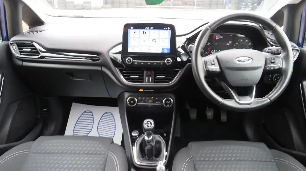Used Ford Fiesta Titanium 2018 Blue Hatchback
