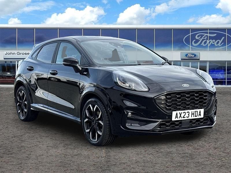 Black Used 2023 Ford Puma ST-Line X Hatchback | £15,995 (Fair price) - Image 1/3