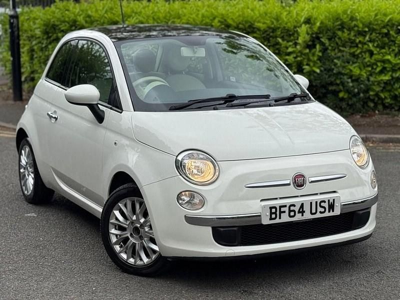 White Used 2014 Fiat 500 Lounge Hatchback | £4,295 (Fair price) - Image 1/4
