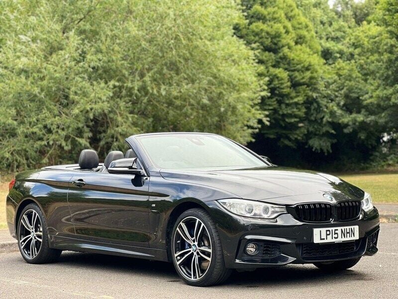 Black Used 2015 BMW 435 M Sport Cabriolet | £13,490 (Super price) - Image 1/4