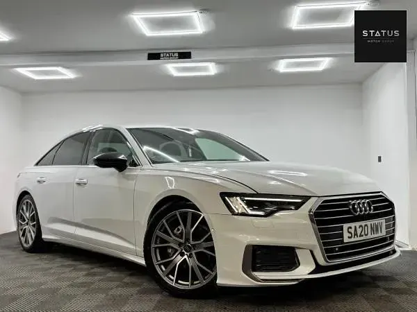 Used Audi A6 Black Edition 204 HP (150 kW) 2020 White Sedan