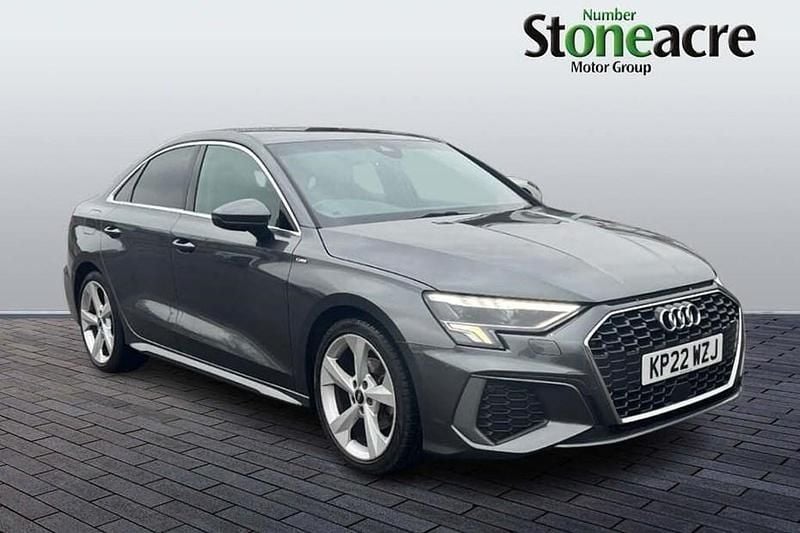 Used Audi A3 S-Line 150 HP (110 kW) 2022 Grey Sedan