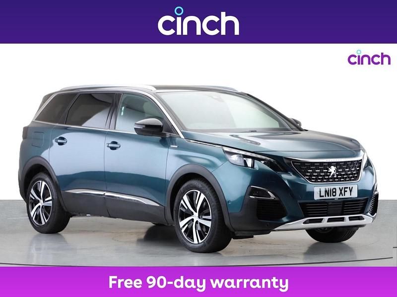 Green Used 2018 Peugeot 5008 GT-line MPV | £15,149 (A bit pricey) - Image 1/3
