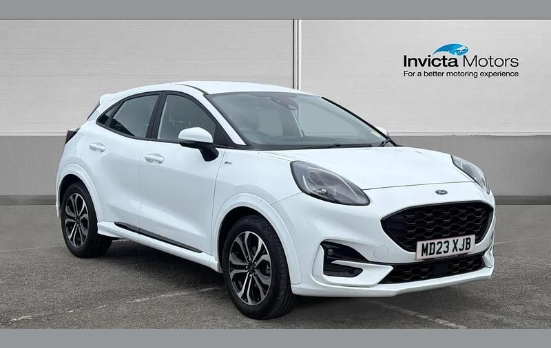 Used Ford Puma ST-Line 125 HP (91 kW) 2023 Frozen white SUV