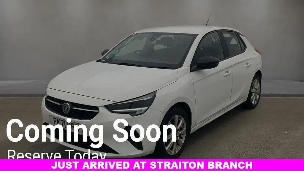 Begagnad Vauxhall Corsa 75 HK (55 kW) 2021 Vit Halvkombi