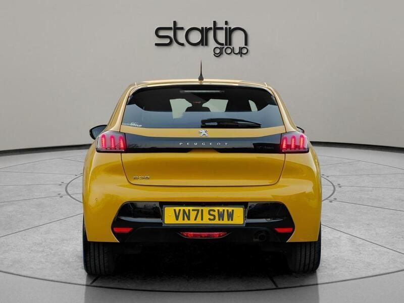 Yellow Used 2021 Peugeot 208 Allure Premium Hatchback | £13,000 (Fair price) - Image 1/4