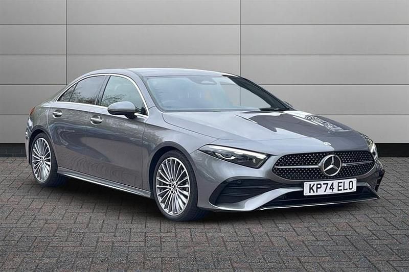 Mountain grey Used 2024 Mercedes A200 AMG Line Premium Plus Sedan | £27,490 (Expensive) - Image 1/4