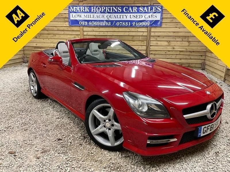 Red Used 2011 Mercedes SLK200 Sport Edition Cabriolet | £11,995 (Expensive) - Image 1/3