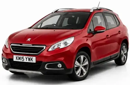Used Peugeot 2008 Active 70 HP (51 kW) 2015 Red SUV