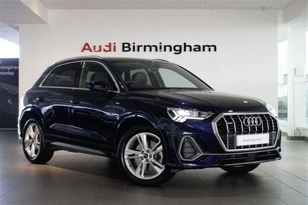 Navarra blue Used 2022 Audi Q3 S-Line SUV | £29,950 (Fair price) - Image 1/4