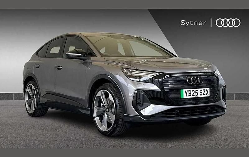 Used Audi Q4 Sportback e-tron Black Edition 210 kW (286 HP) 2025 Grey SUV