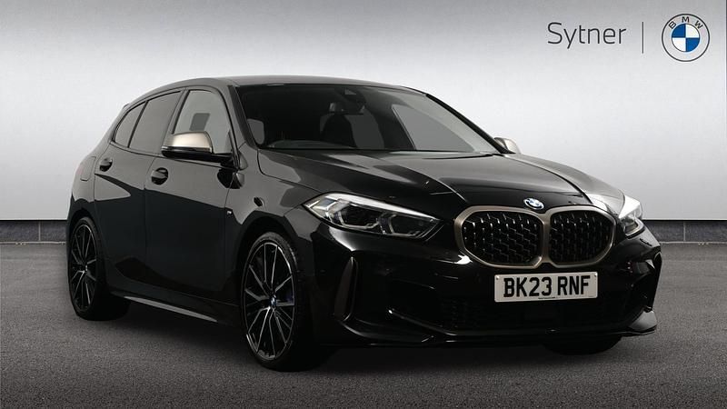 Black Used 2023 BMW M135 Shadowline Hatchback | £29,000 (Fair price) - Image 1/4