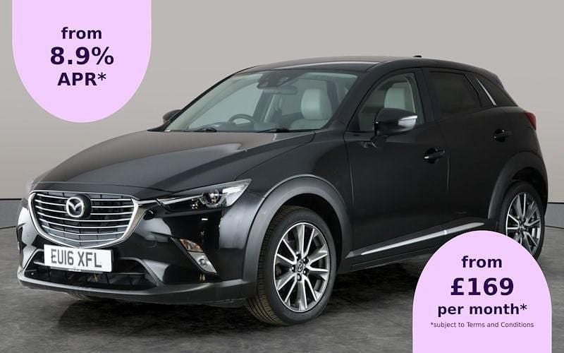 Black Used 2016 Mazda CX-3 Inclusive SUV | £10,361 (Fair price) - Image 1/3