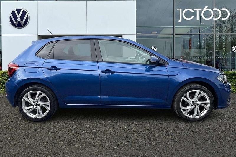 Used VW Polo Style 95 HP (69 kW) 2022 Blue Hatchback
