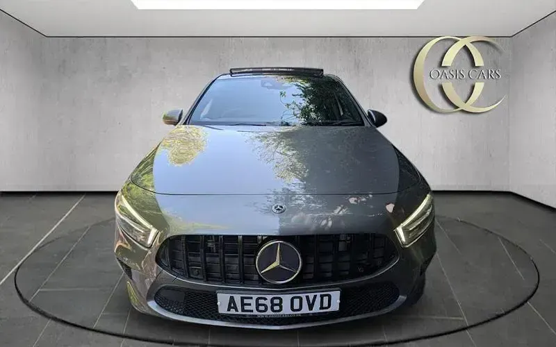 Begagnad Mercedes A180 Premium Plus 116 HK (85 kW) 2018 Grå Halvkombi
